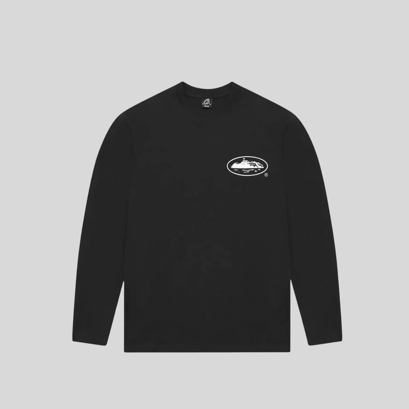 ALCATRAZ LONGSLEEVE BLACK CORTEIZ