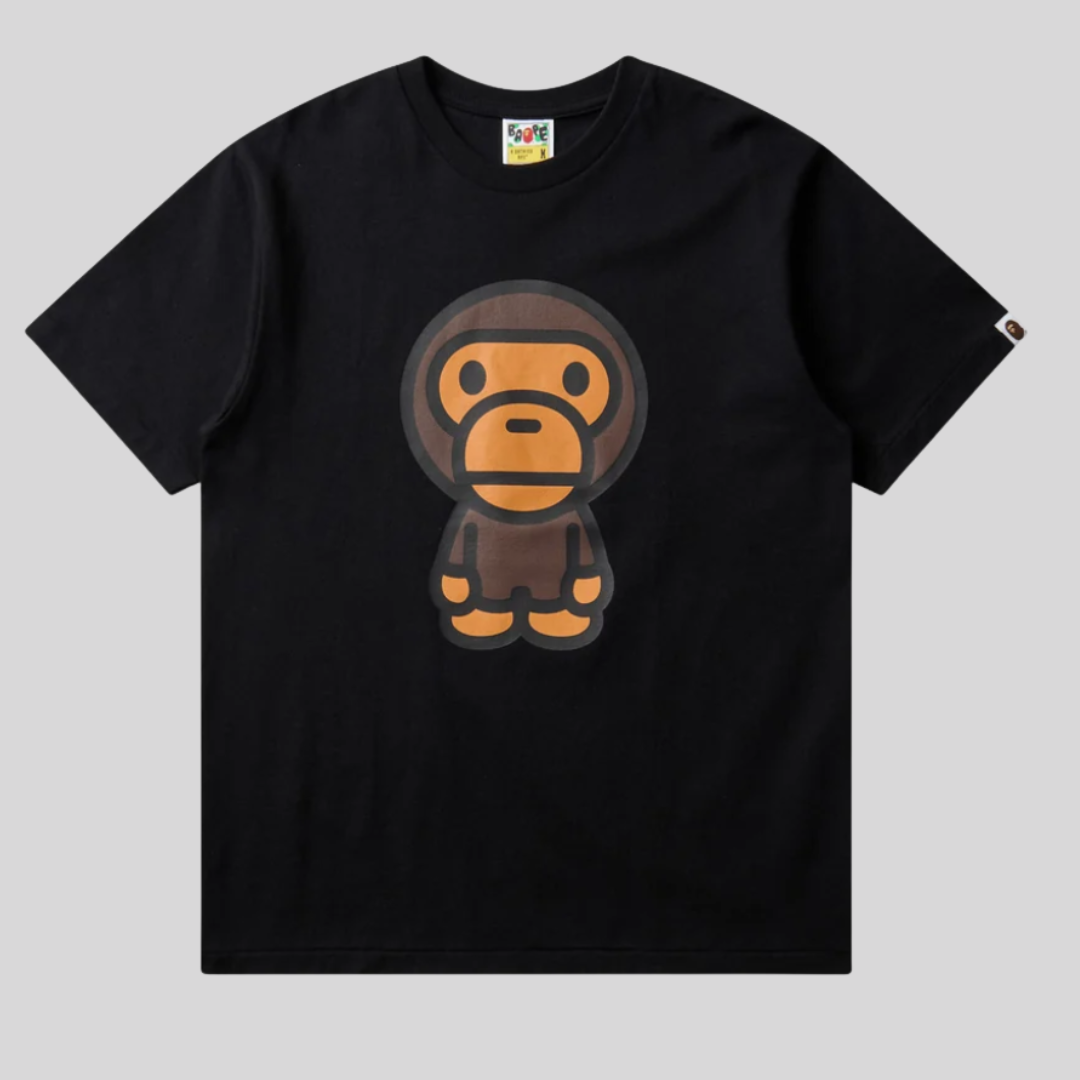BAPE BABY MILO TEE BLACK BAPE