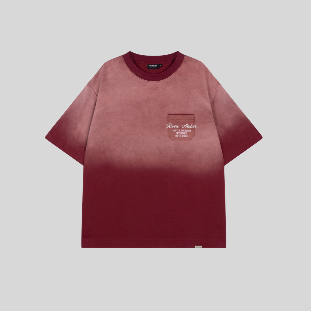 SHADE MAROON STUDIO TEE