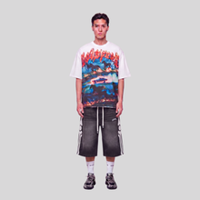NEW AGE 3QTR SHORTS BLACK / WASH GODSPEED
