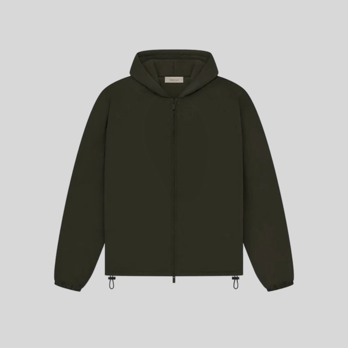 FULL ZIP JACKET (SS23), OFF BLACK ESSENTIALS