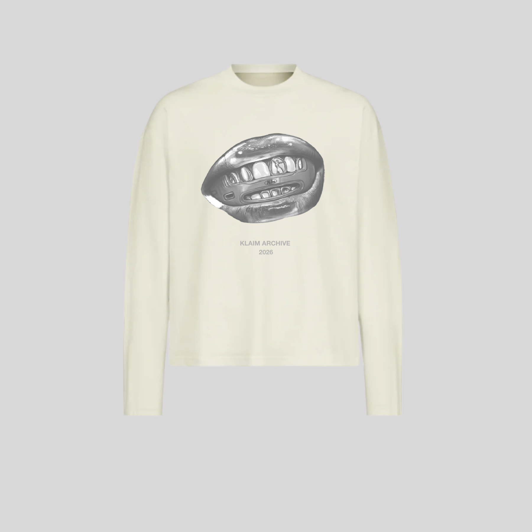 LONGSLEEVE MOUTHGARD OFF WHITE KLAIM