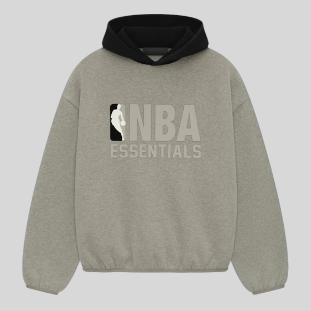 SS25 NBA WARM HEATHER HOODIE ESSENTIALS