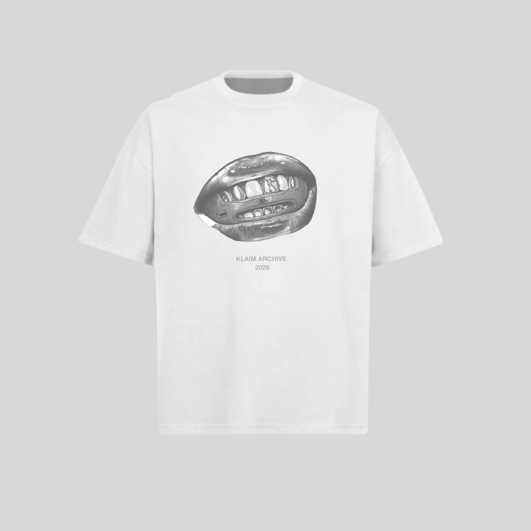 T-SHIRT MOUTHGARD WHITE KLAIM