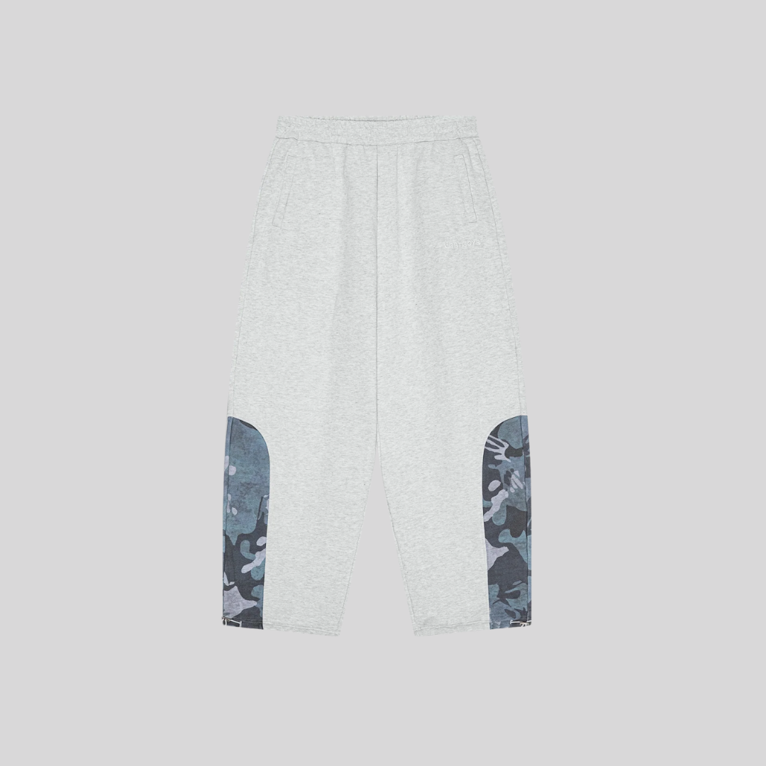 CAMO HEAVYWEIGHT SWEATPANTS GRAY LOST BOYS ARCHIVES