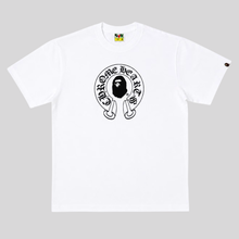 BAPE X CHROME HEARTS T-SHIRT WHITE BAPE