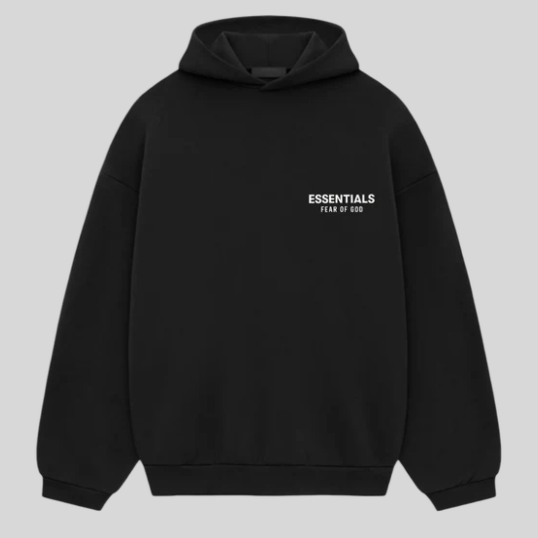FW24 BLACK HOMECOMING HOODIE ESSENTIALS