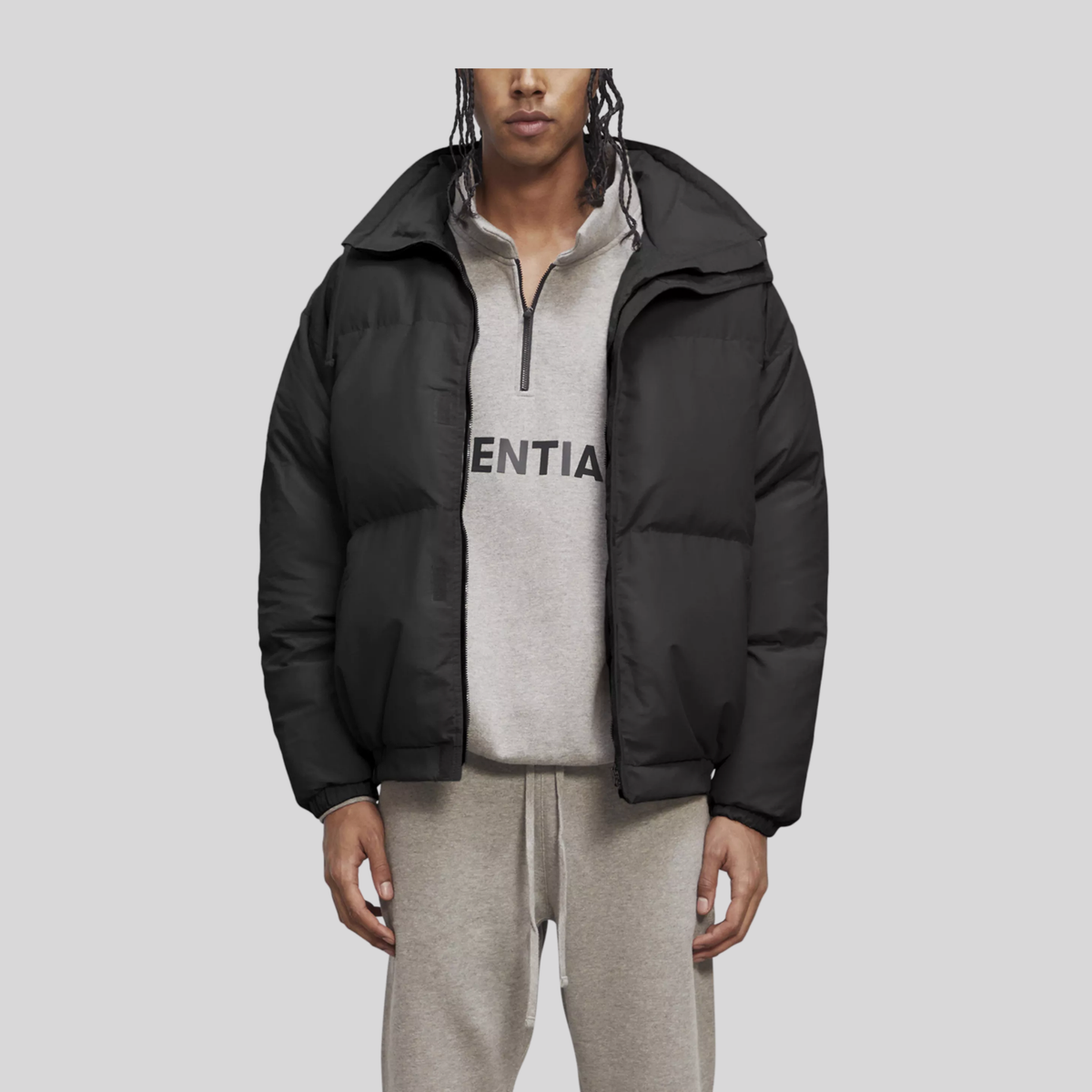 PUFFER JACKET (FW19), BLACK ESSENTIALS