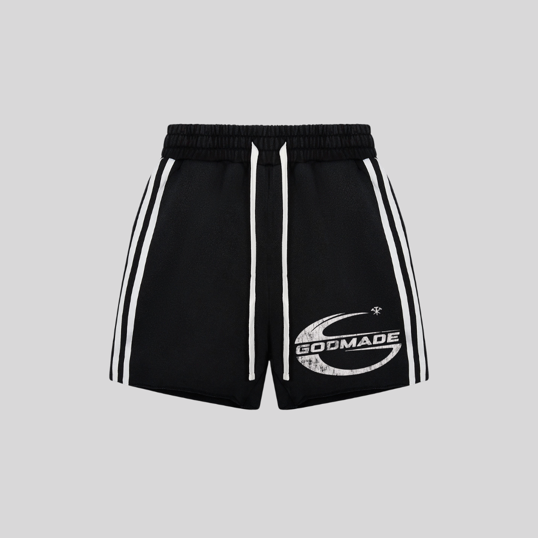 IMPERIAL WASHED BLACK SHORTS