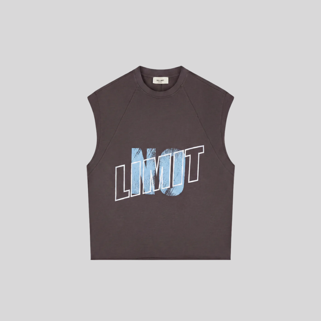 COUCHELLA SLEEVELESS TEE BROWN NO LIMIT