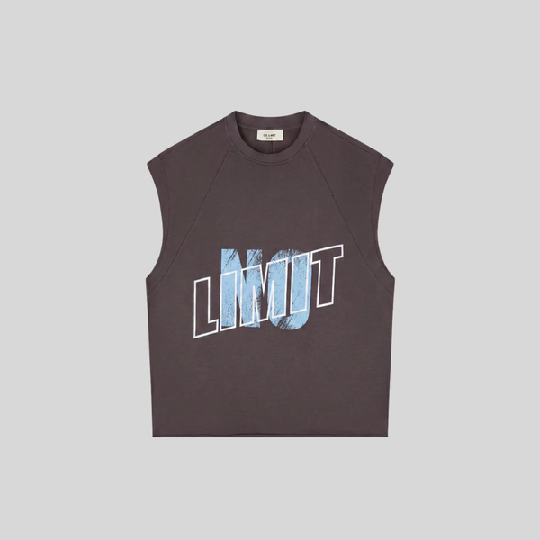 COUCHELLA SLEEVELESS TEE BROWN NO LIMIT