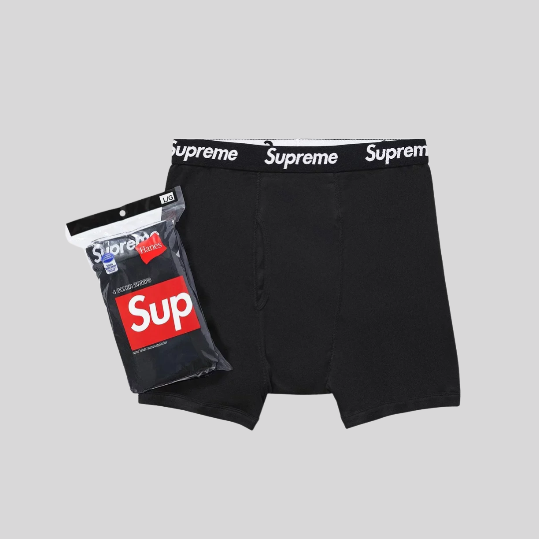 BOXERS BLACK (4 PACK)