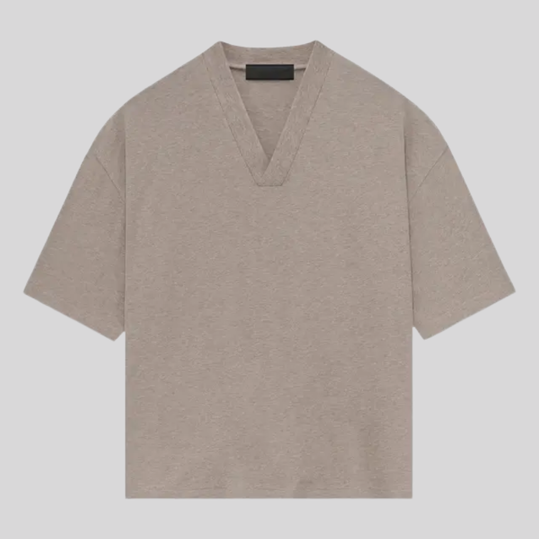 FW23 V-NECK TEE CORE HEATHER ESSENTIALS
