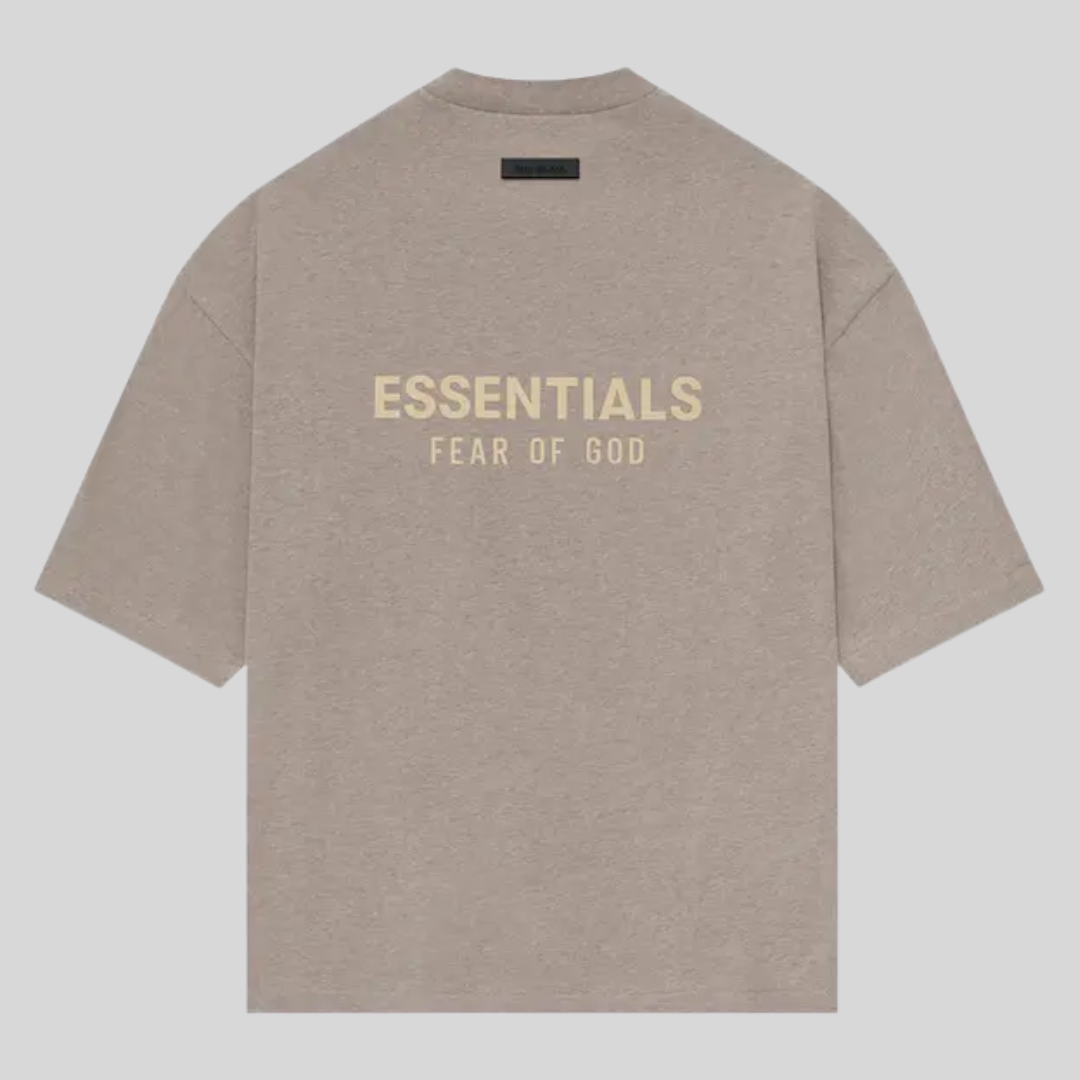 FW23 V-NECK TEE CORE HEATHER ESSENTIALS