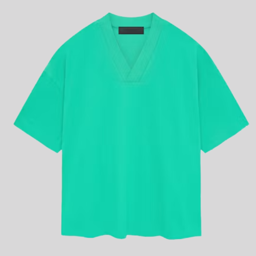 SS24 V-NECK TEE MINT LEAF ESSENTIALS