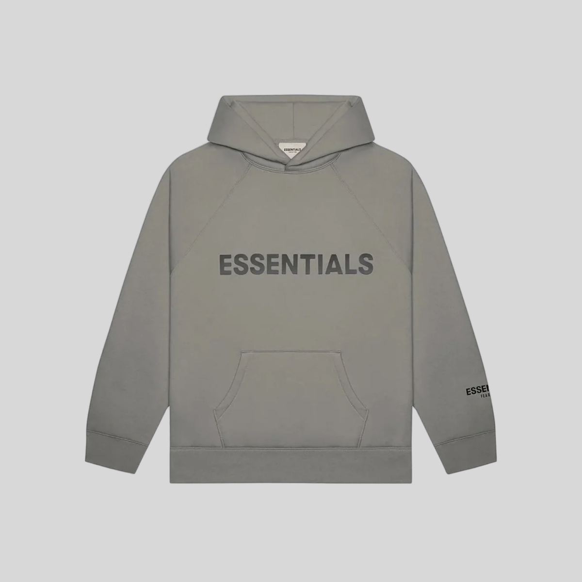 HOODIE APPLIQUE (FW20), CEMENT ESSENTIALS