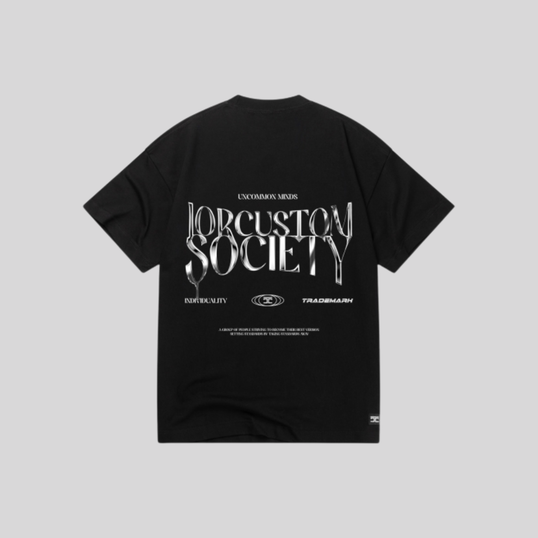 UNCOMMONMINDS T-SHIRT BLACK JORCUSTOM