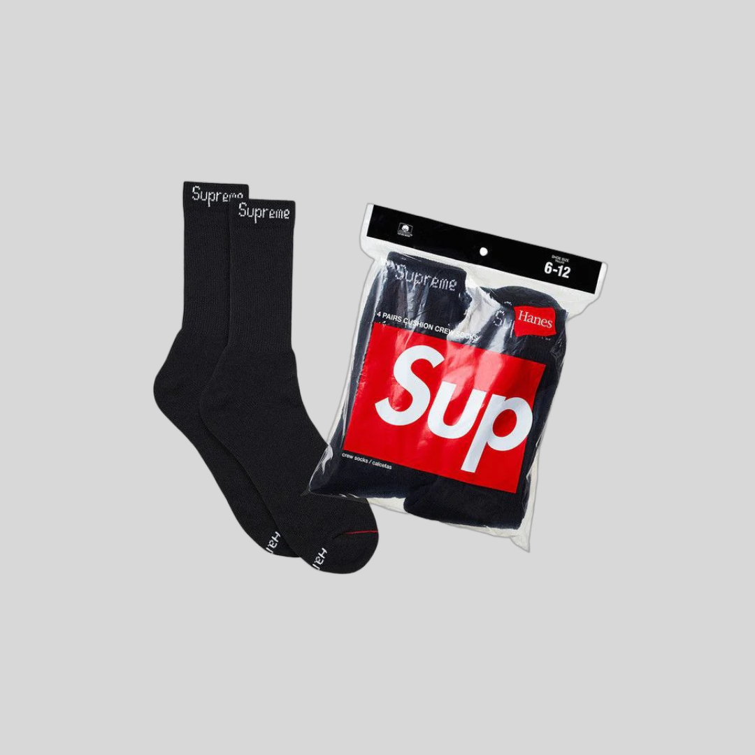 SOCKS BLACK (4 PACK)