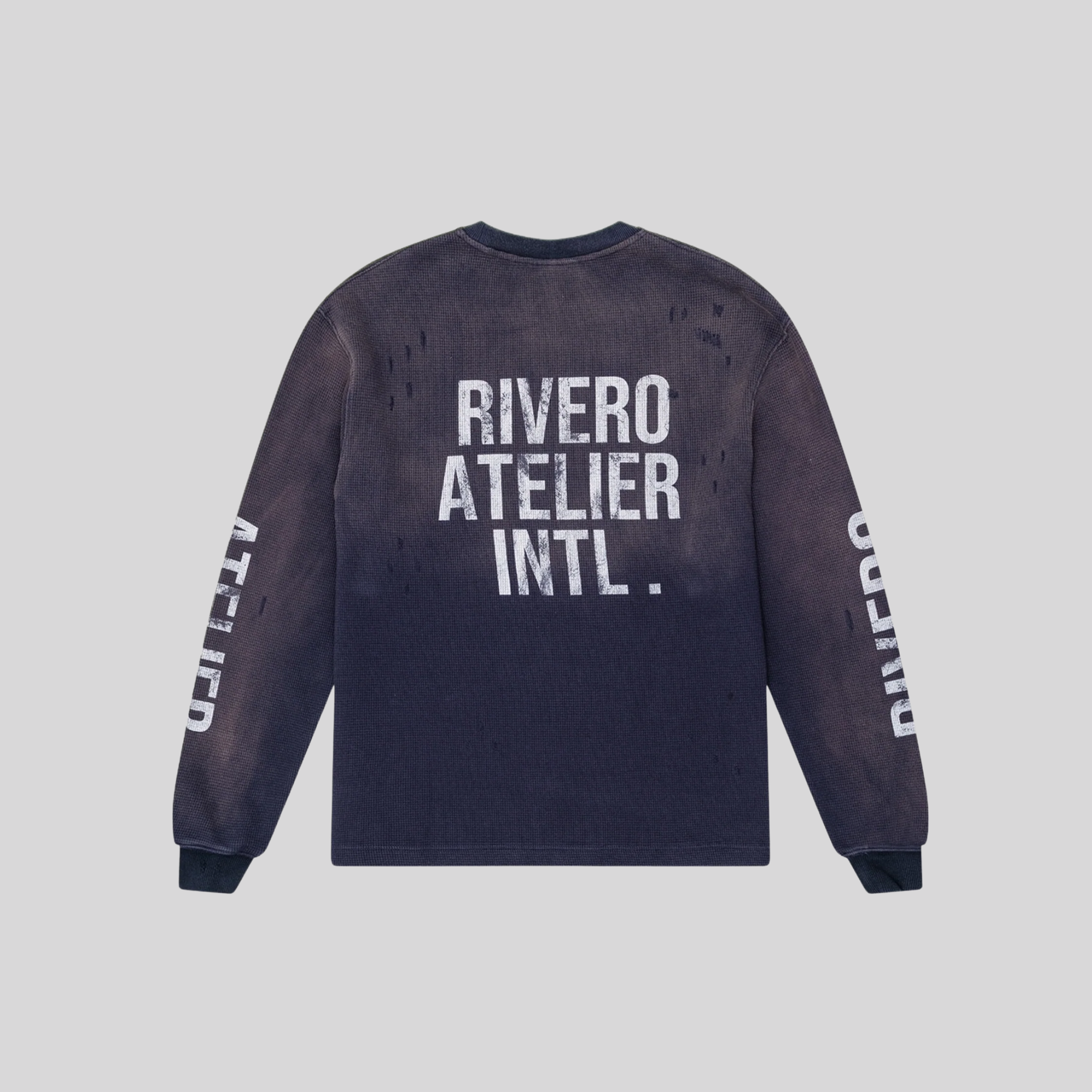WAFFLE LONGSLEEVE NAVY RIVERO