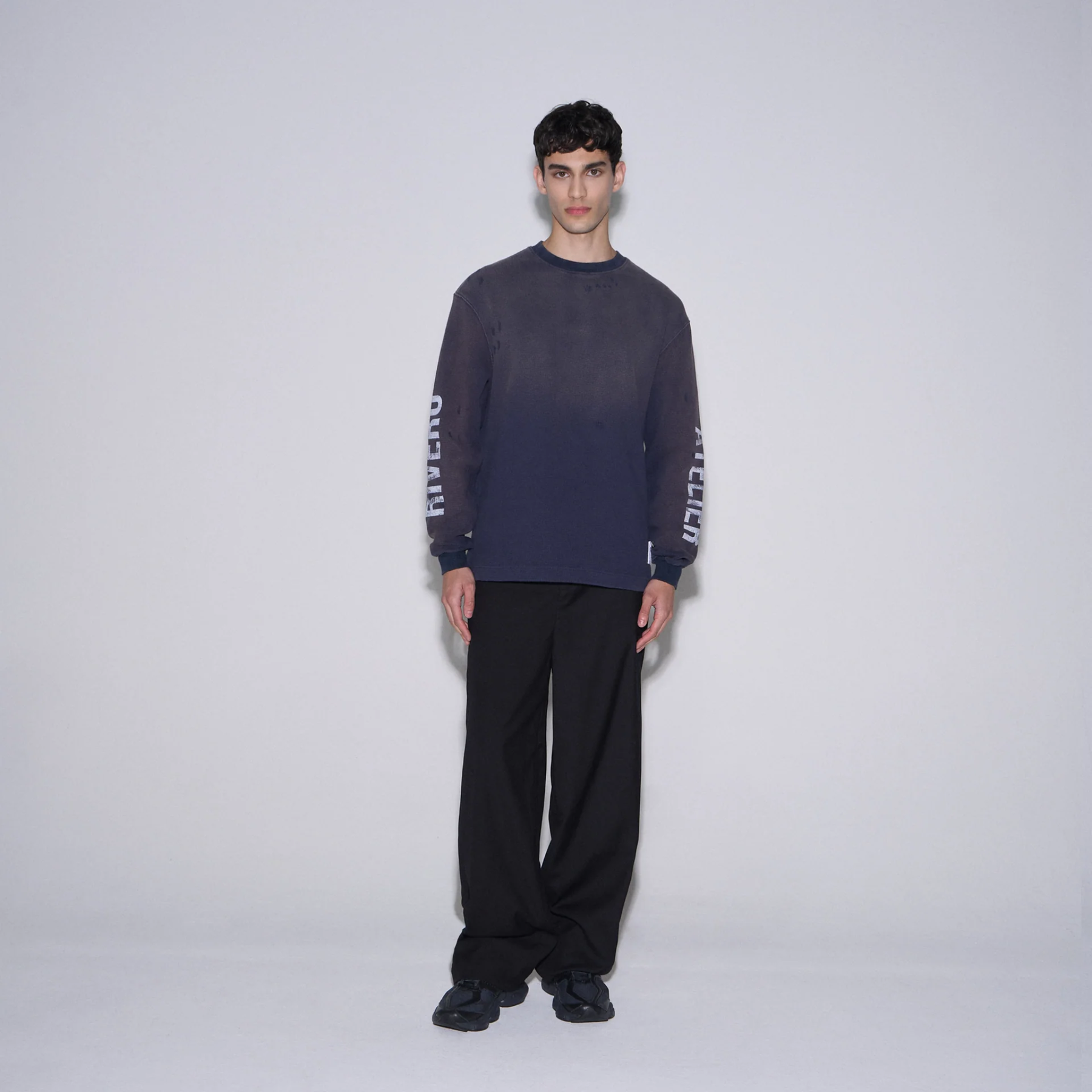 WAFFLE LONGSLEEVE NAVY RIVERO