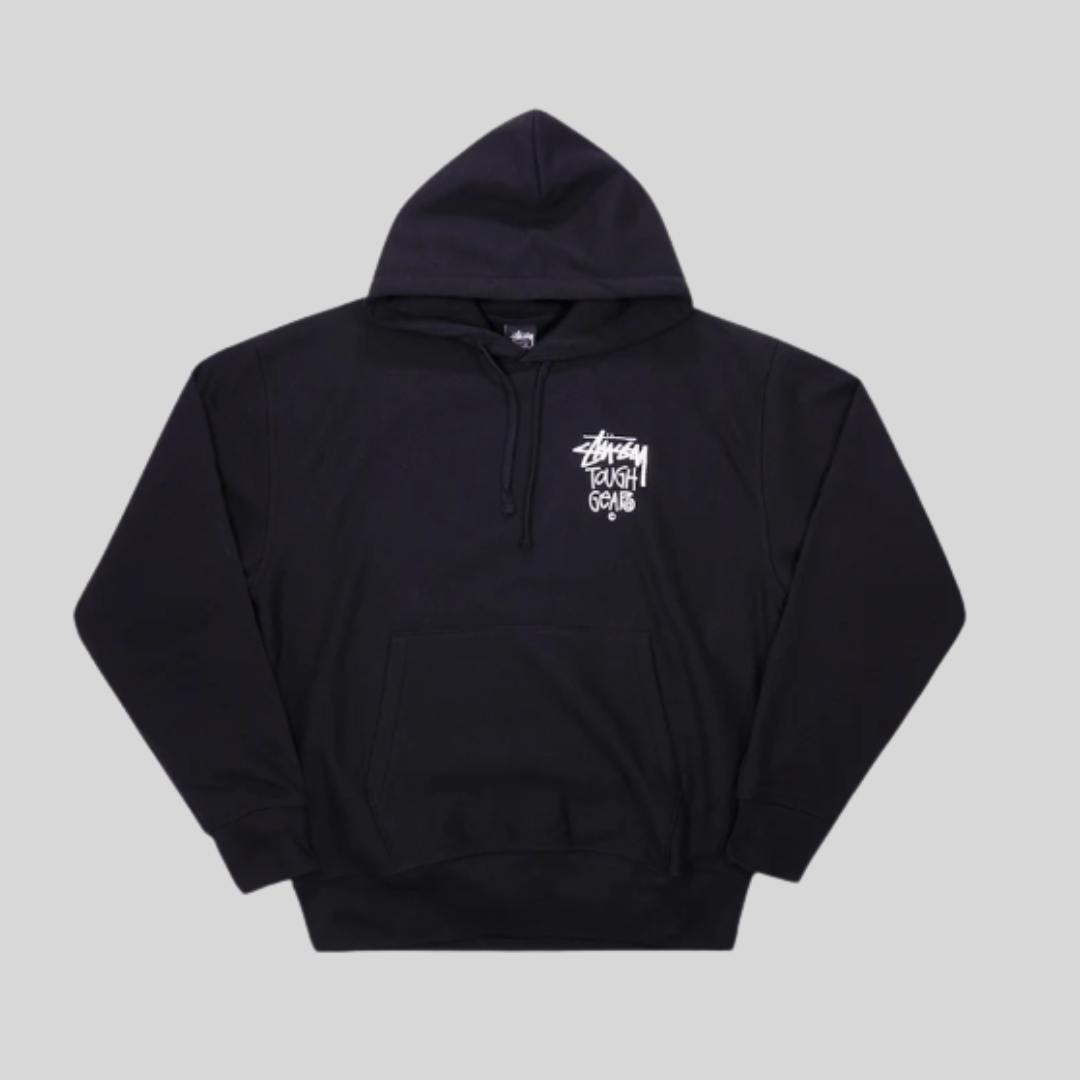 STÜSSY TOUGH GEAR HOODIE BLACK STUSSY