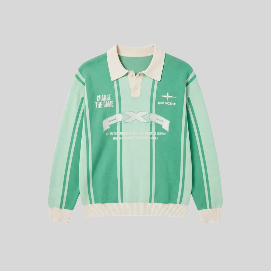 KNITTED JERSEY GREEN