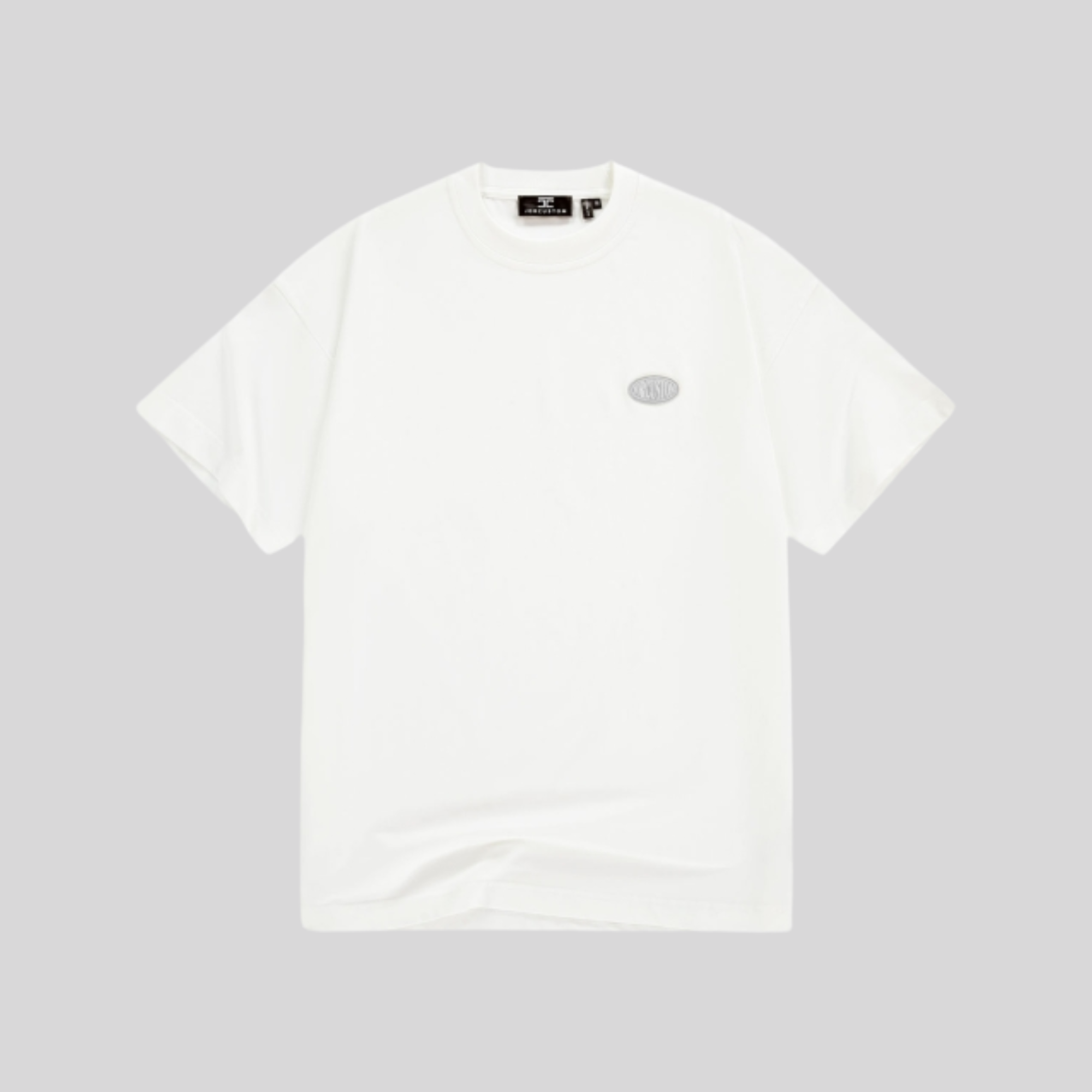 FIT T-SHIRT WHITE LIGHT GREY JORCUSTOM