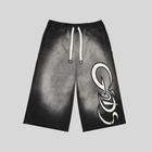 NEW AGE 3QTR SHORTS BLACK / WASH GODSPEED