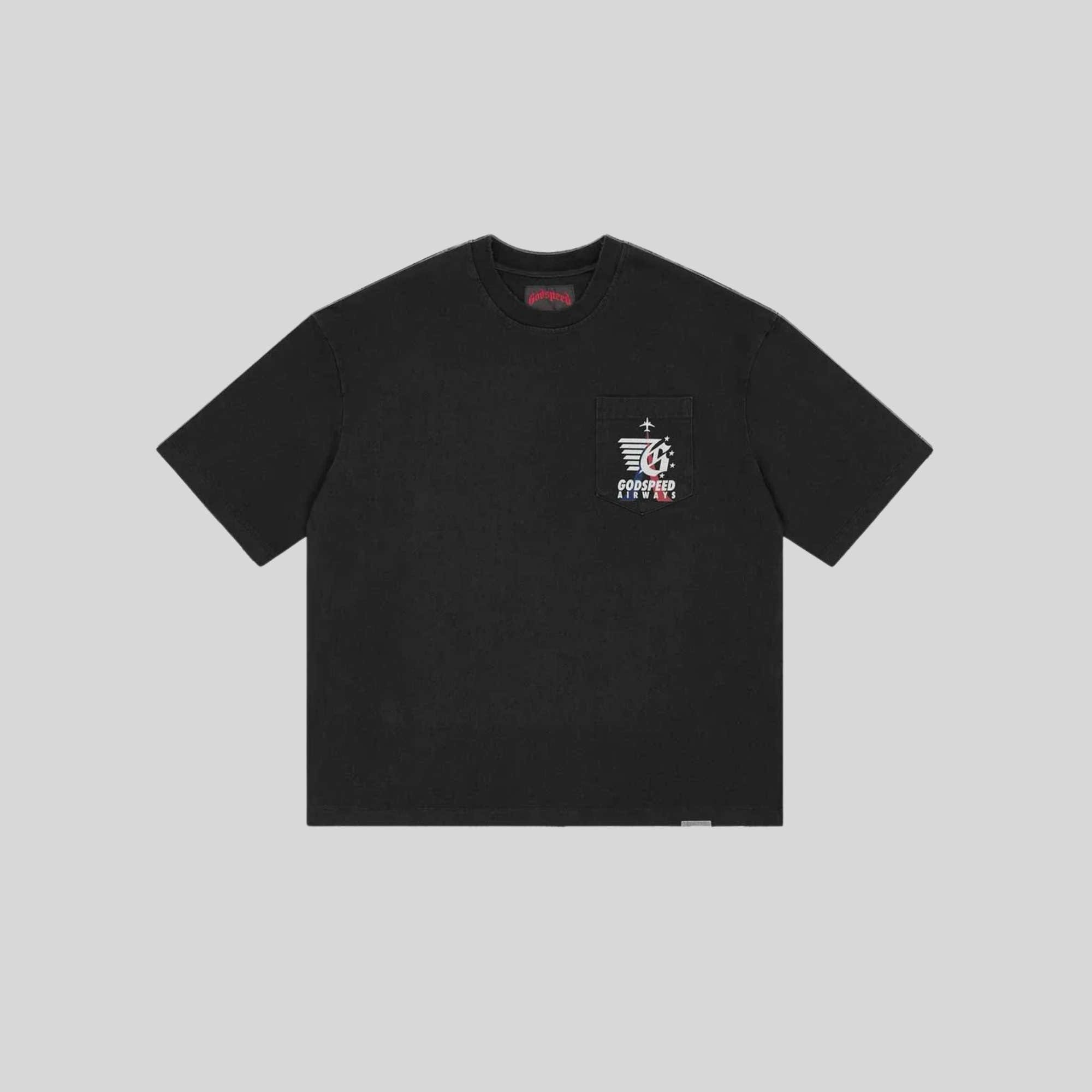 GS AIR PARIS POCKET-T (BLACK) GODSPEED