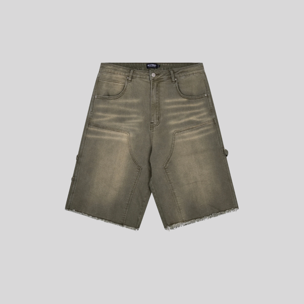 WORKER DENIM SHORTS OLIVE RIVERO