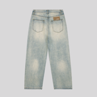 BAGGY MIST BLUE DENIM JEANS RIVERO
