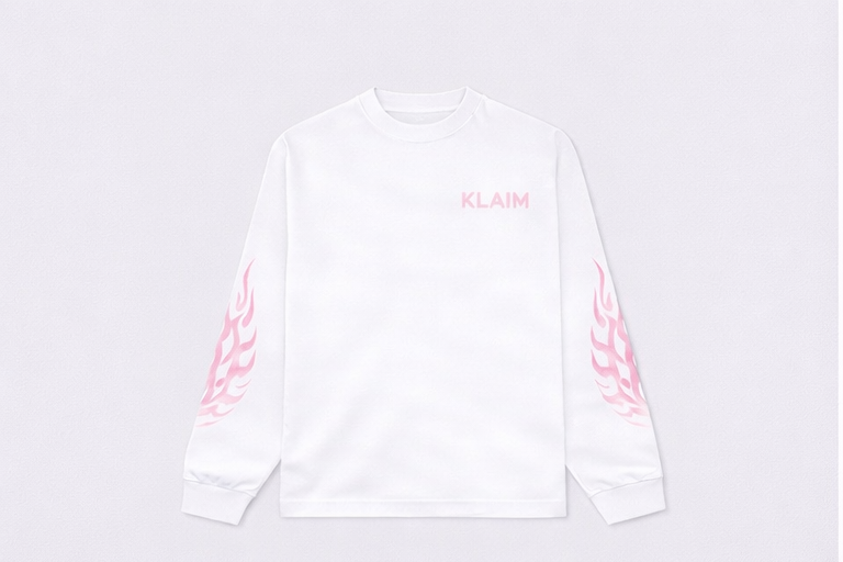 LONGSLEEVE WHITE PINK OUT OF 50