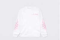 LONGSLEEVE WHITE PINK OUT OF 50