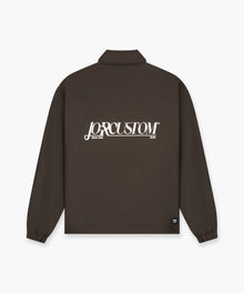COACH JACKET BROWN JORCUSTOM