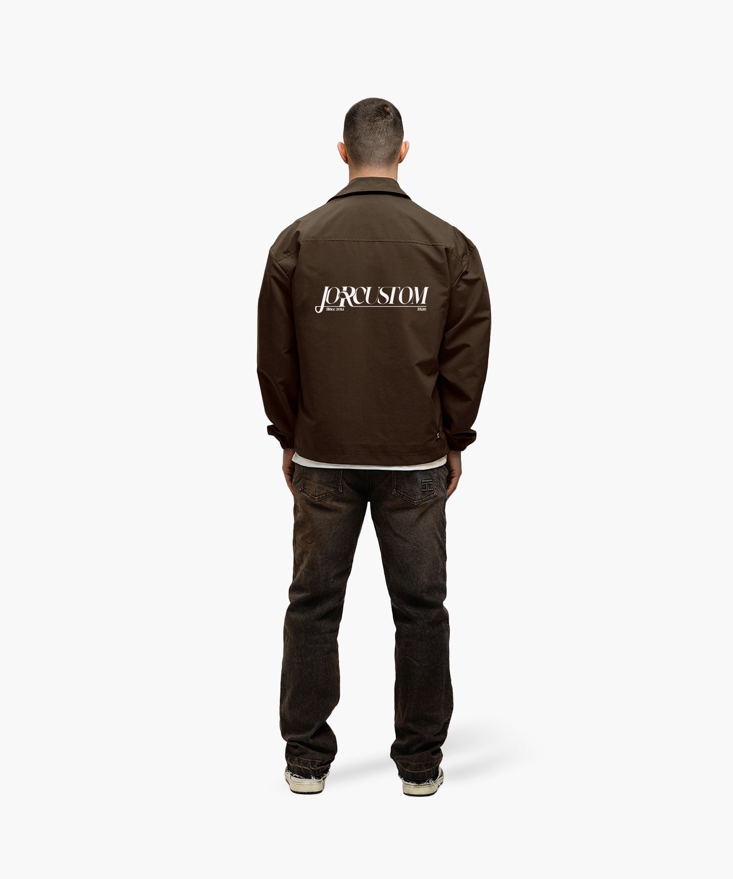 COACH JACKET BROWN JORCUSTOM