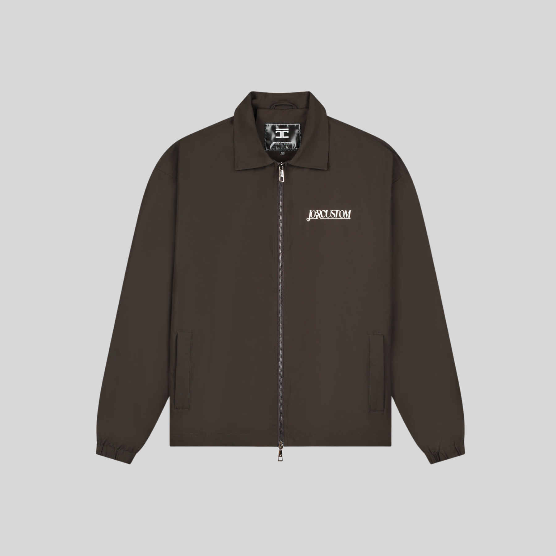 COACH JACKET BROWN JORCUSTOM