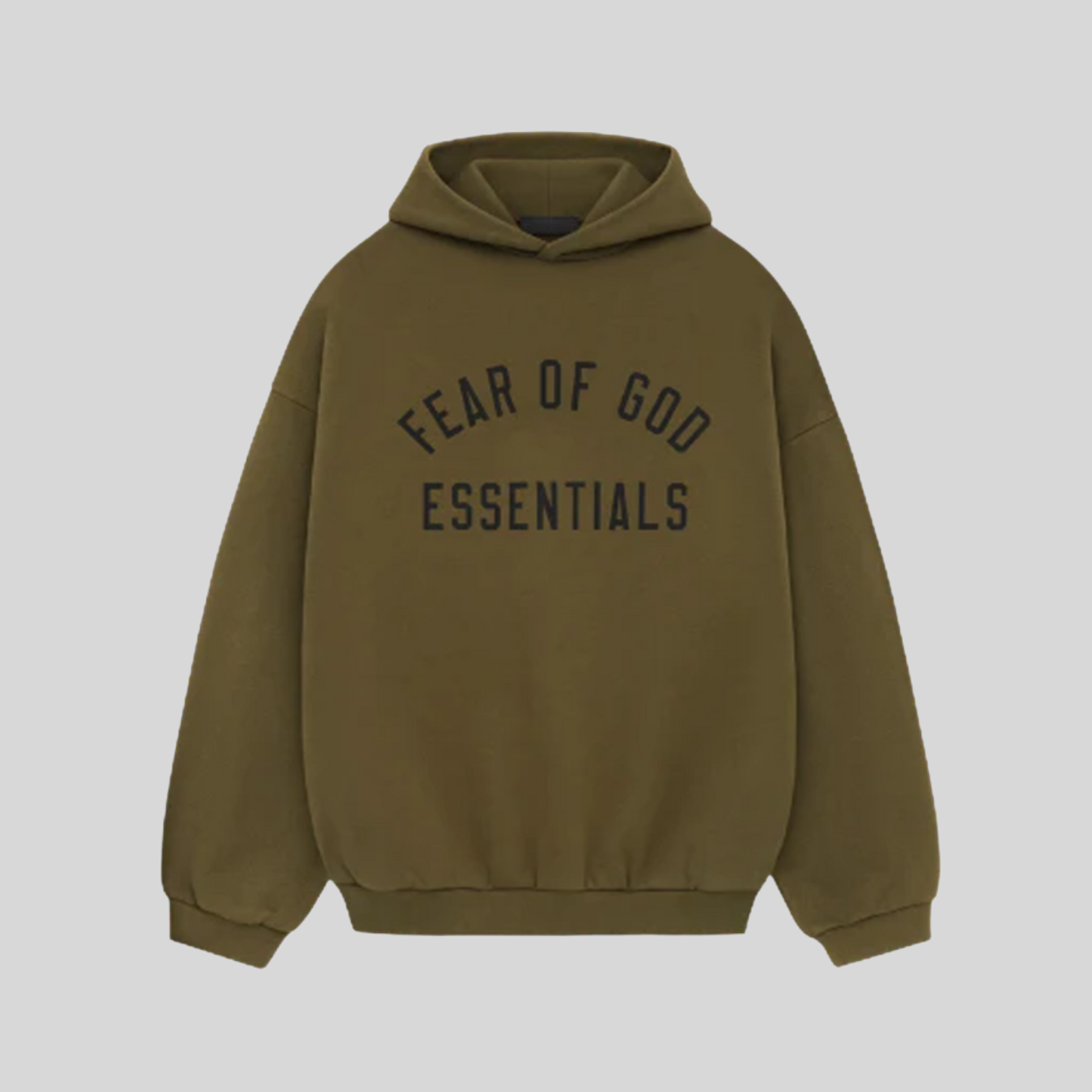 OLIVE GREEN HOODIE ESSENTIALS