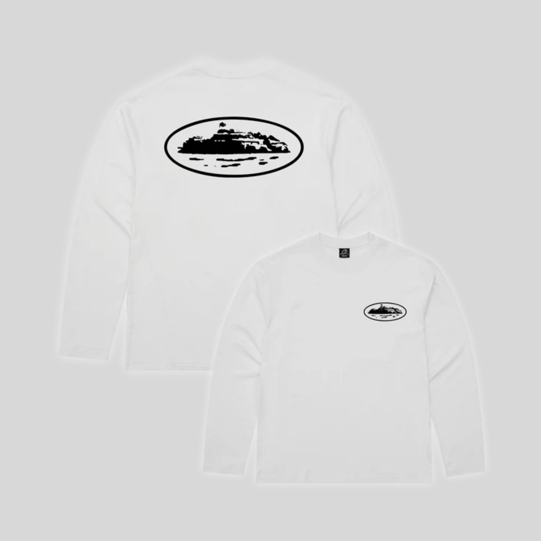 ALCATRAZ LONSLEEVE WHITE CORTEIZ