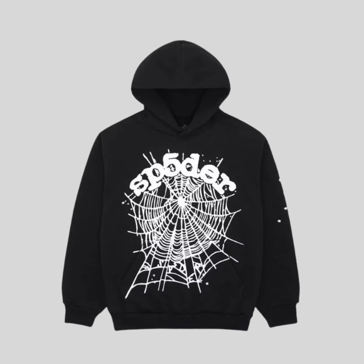 WEB HOODIE BLACK WHITE