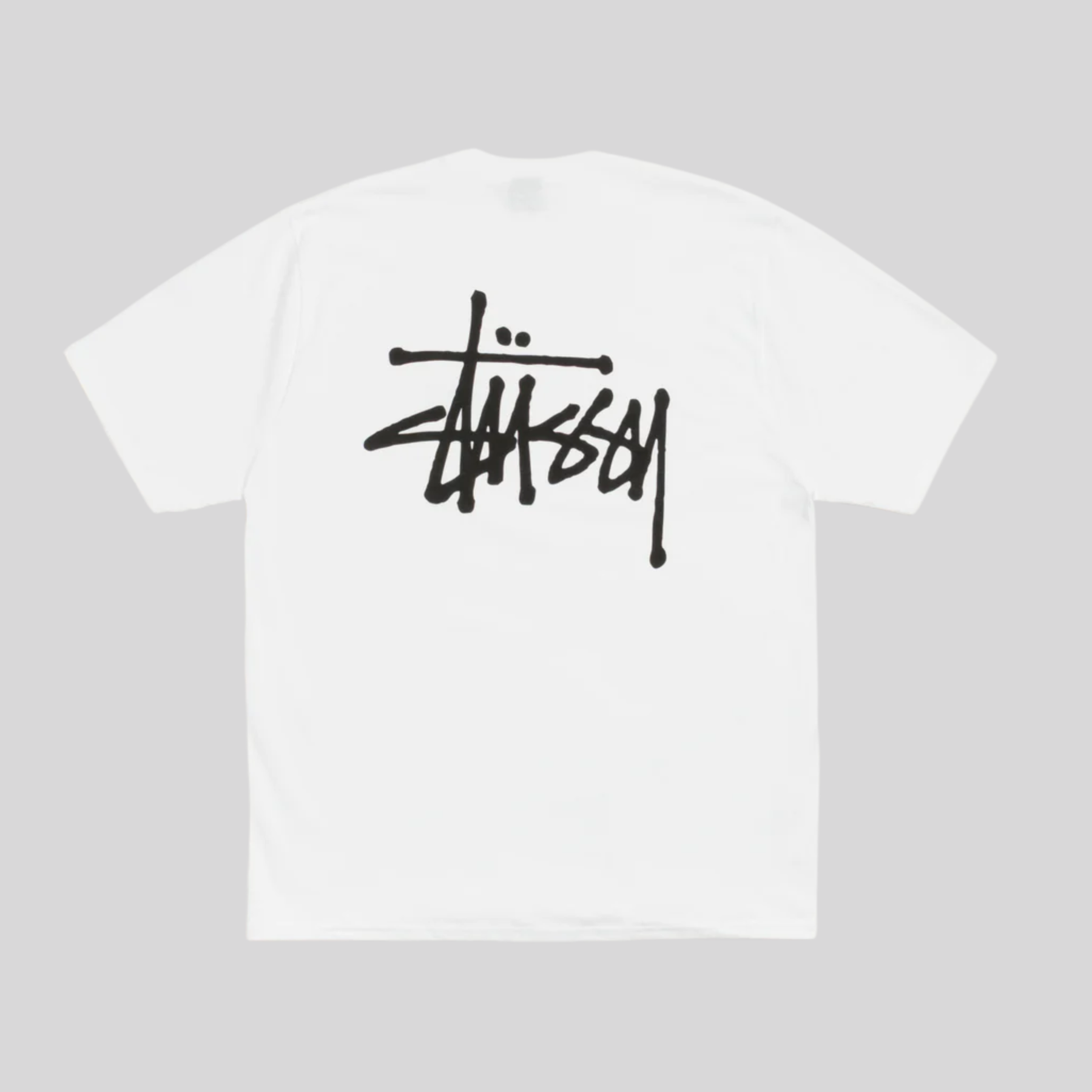 BASIC T-SHIRT WHITE STUSSY