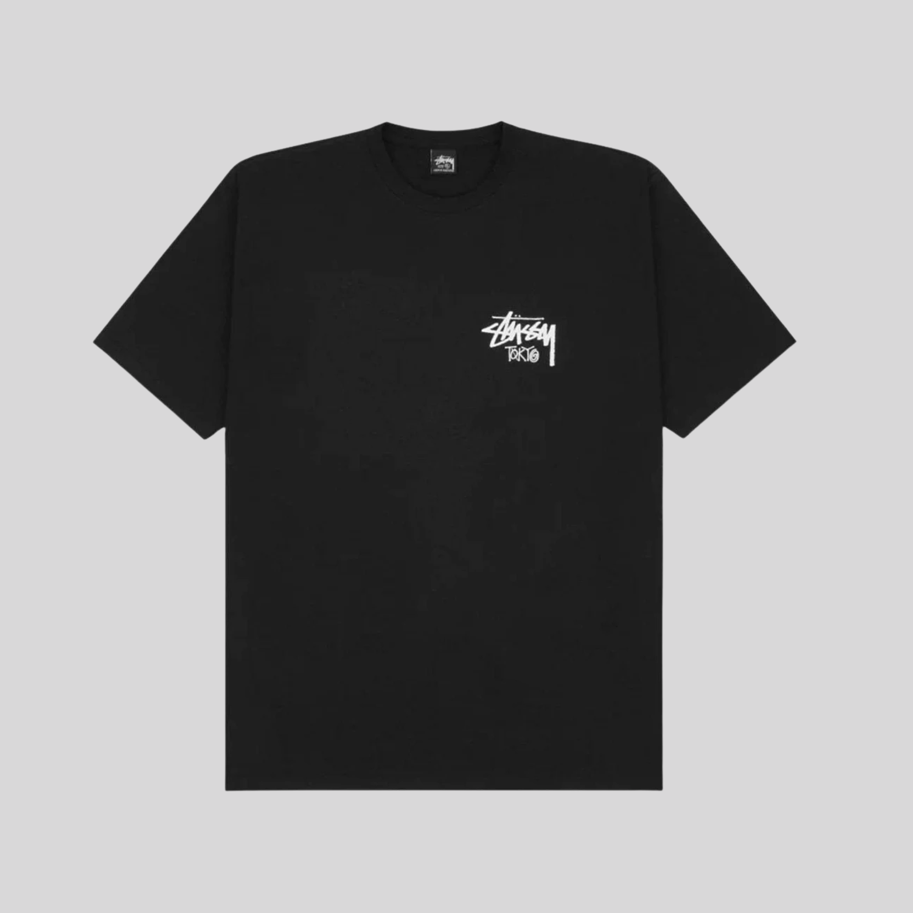 STUSSY STOCK TOKYO TEE BLACK STUSSY