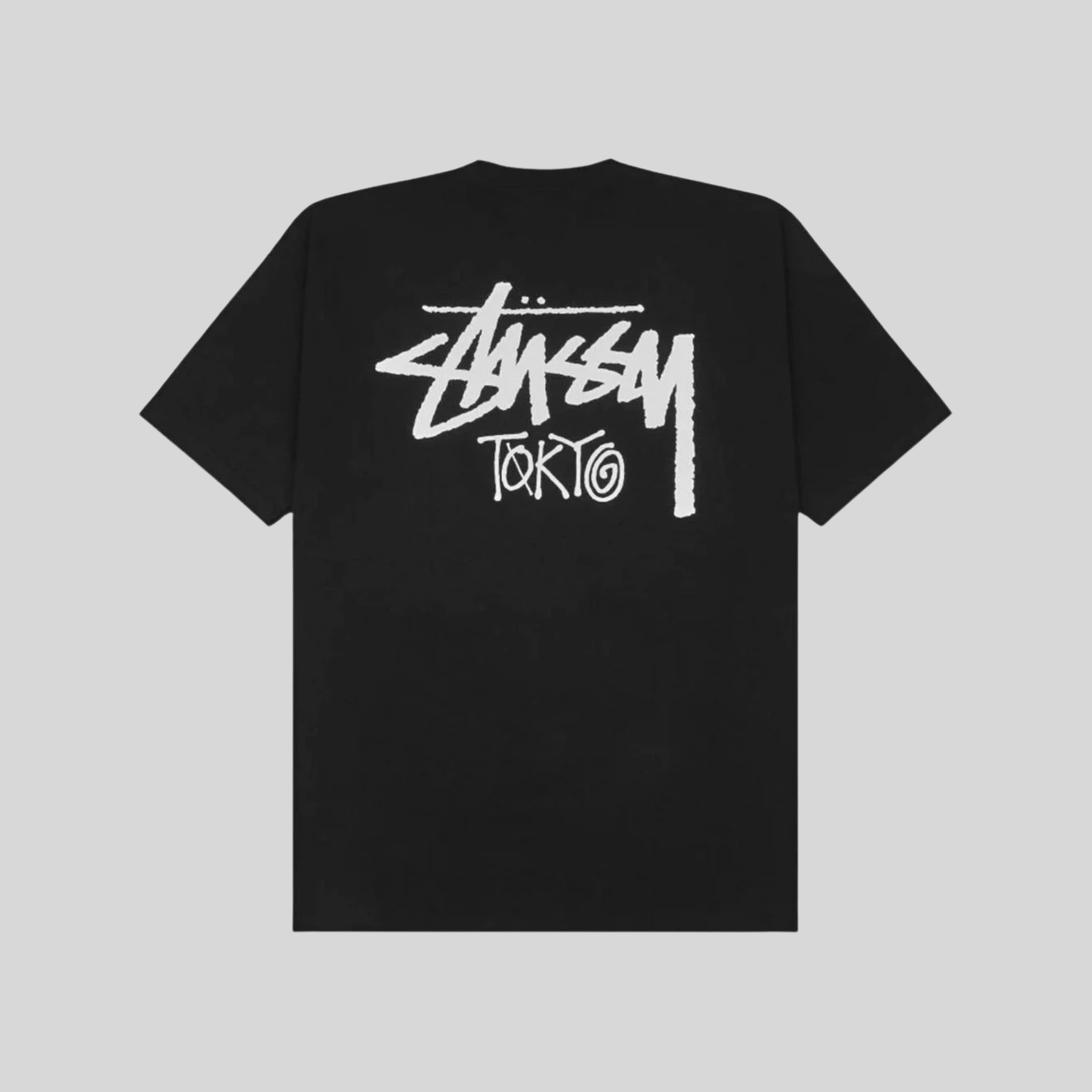 STUSSY STOCK TOKYO TEE BLACK STUSSY