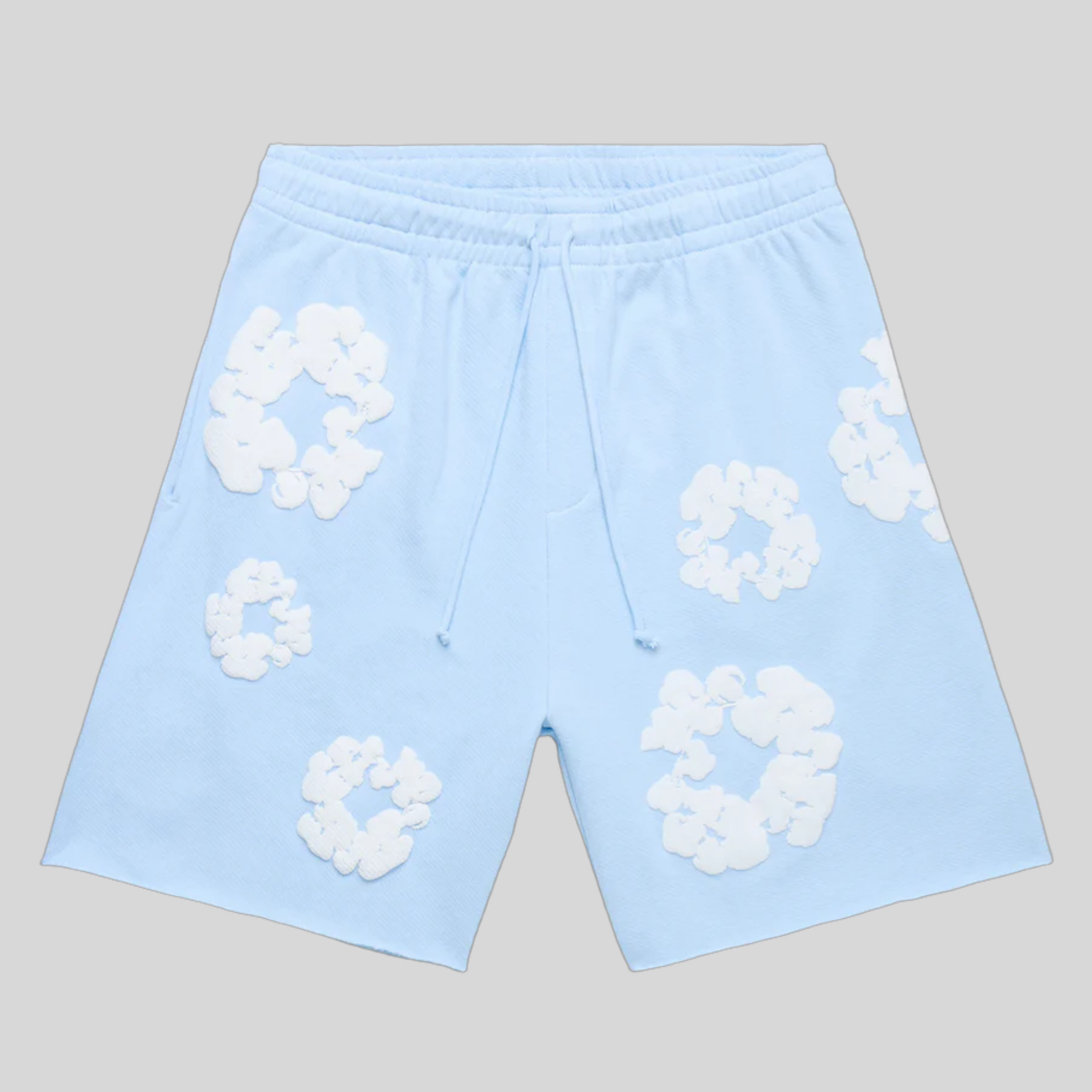 SHORT POWDER BLUE DENIM TEARS