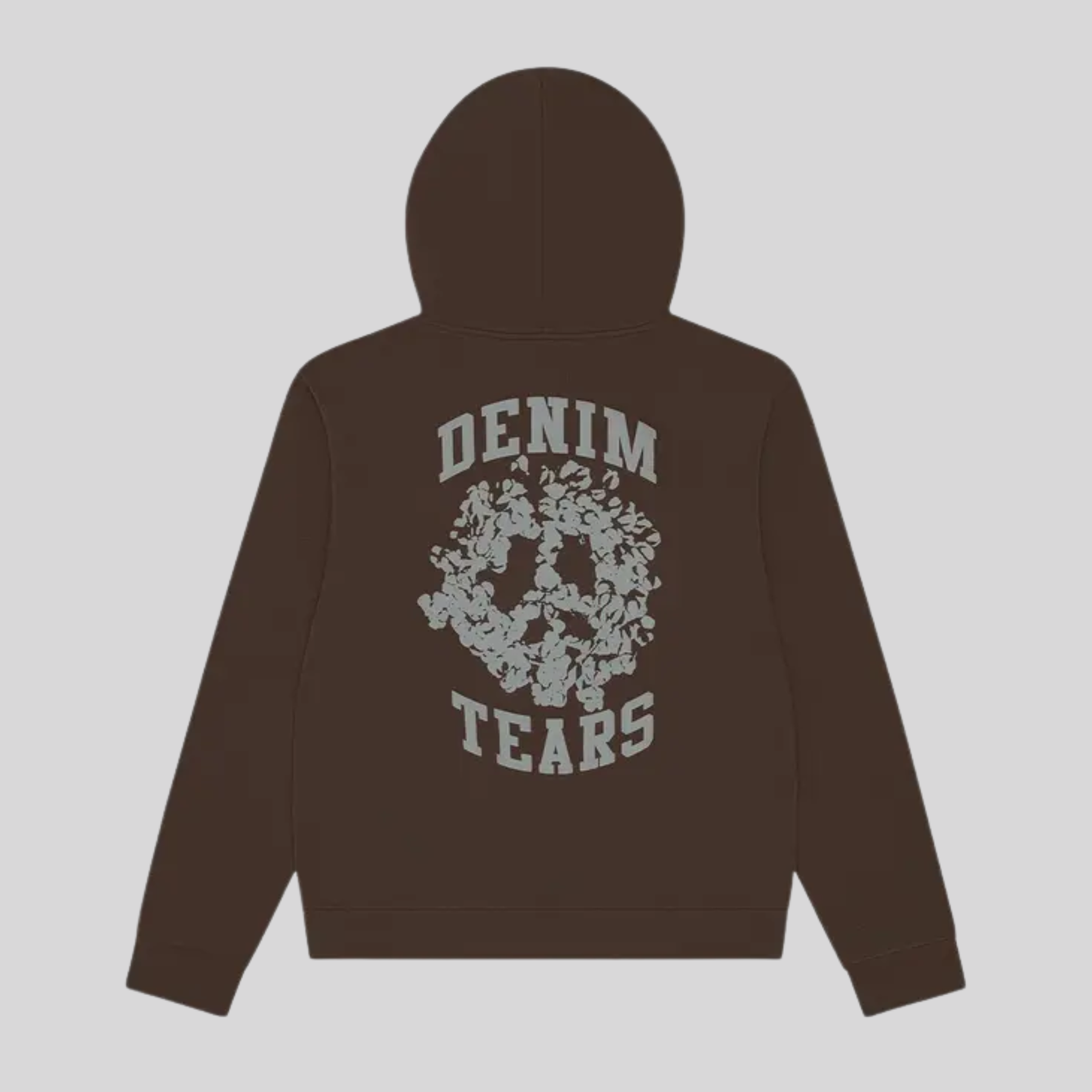 DENIM UP ZIP HOODIE BROWN DENIM TEARS