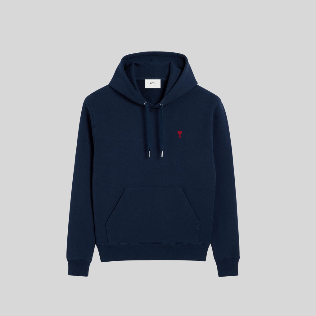 HEART HOODIE NAVY