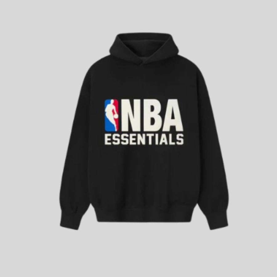 NBA BLACK RED HOODIE ESSENTIALS