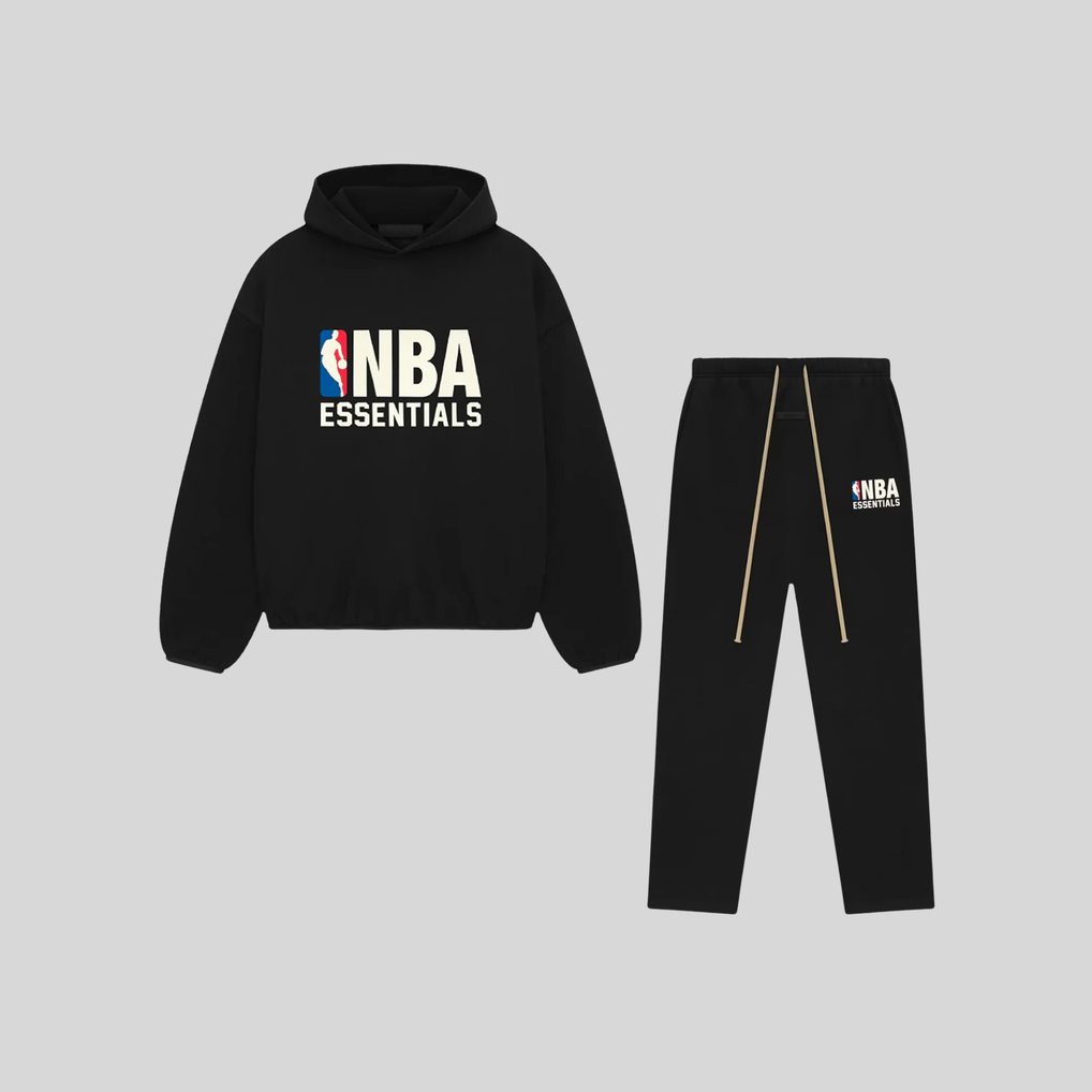 NBA BLACK JOGGER SET