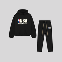 NBA BLACK & RED JOGGER SET